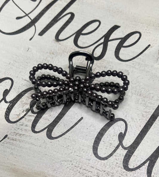 Metal Bow Claw Clip