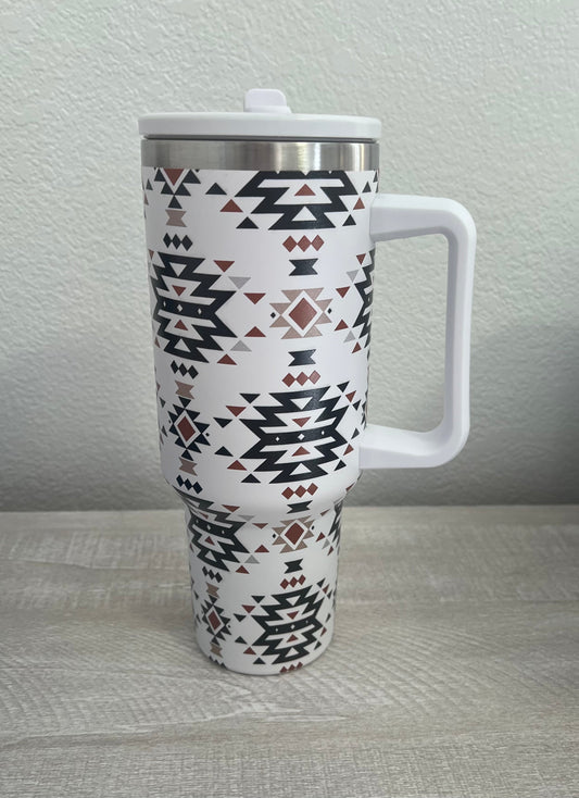 Aztec Print 40oz Tumbler