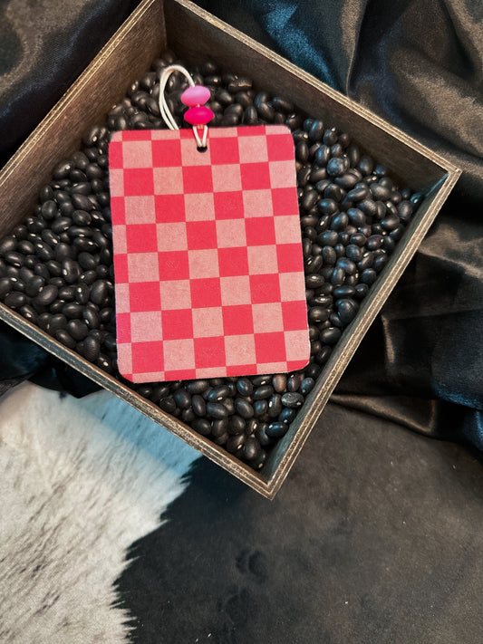 Pink Checkered